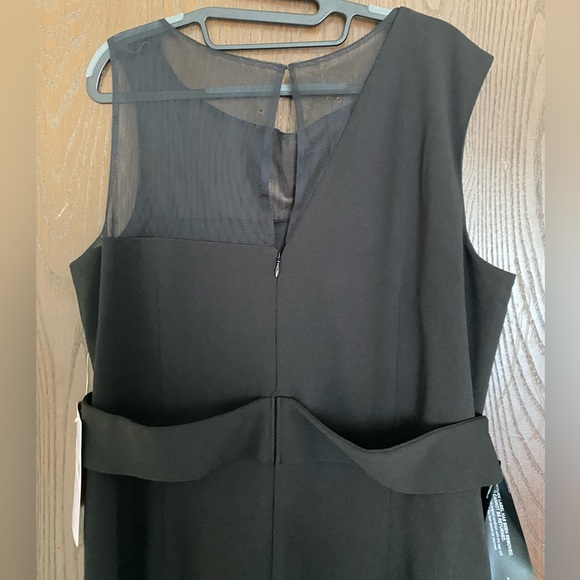 J S Collections Elegant evening black gorgeous trouser jumpsuit. - Picture 6 of 10